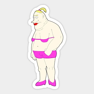 Fat Hooker Sticker